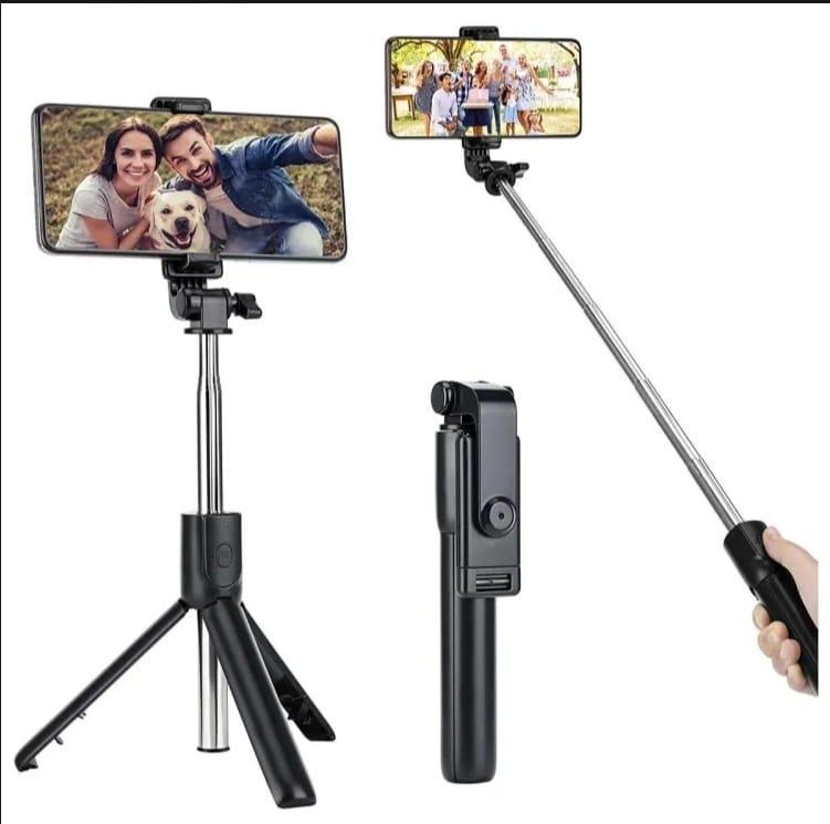 Portable selfi stick with Bluetooth remote Controller-ideal for multiple shooting angles