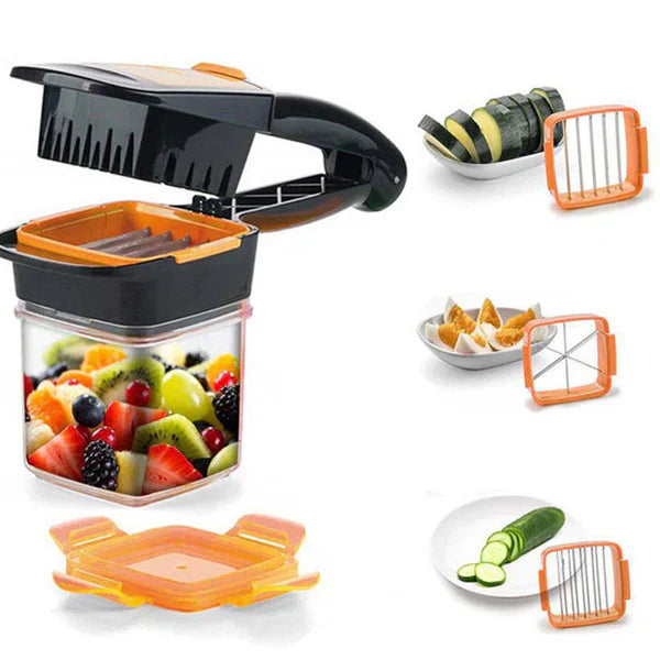 Nicer Dicer Quick – 5-in-1 Speedy Fruit & Vegetable Cutter