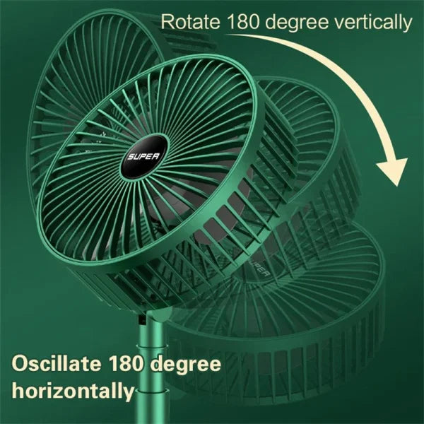 3 Speeds Adjustable Height Fan (non-chargeable) (random Color)