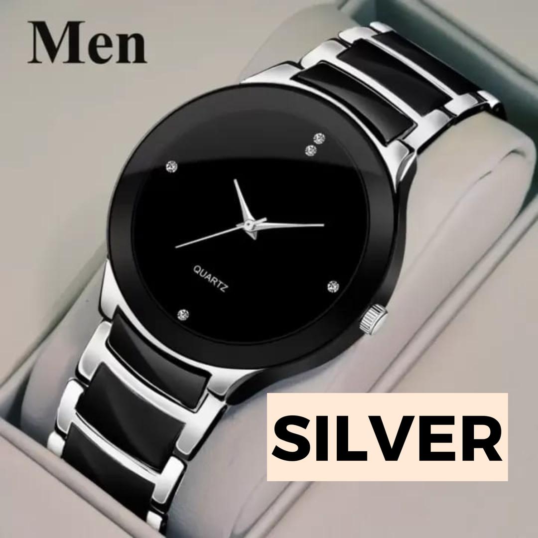 Men's Quartz Chain Watch, water resistant