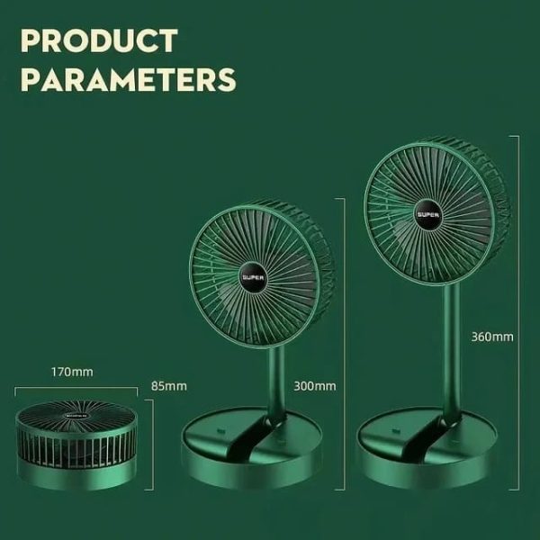 3 Speeds Adjustable Height Fan (non-chargeable) (random Color)