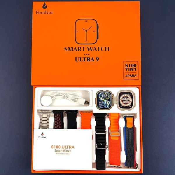 S100 Ultra 9 Smart Watch 7 In 1